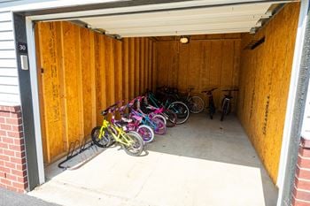 Bike storage area